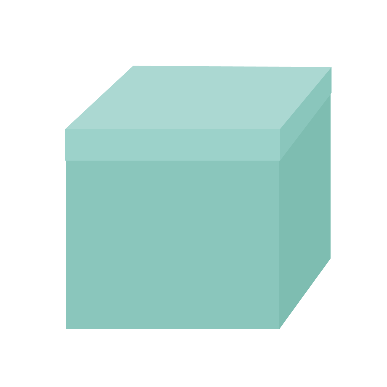 Molde caja cubo explosiva