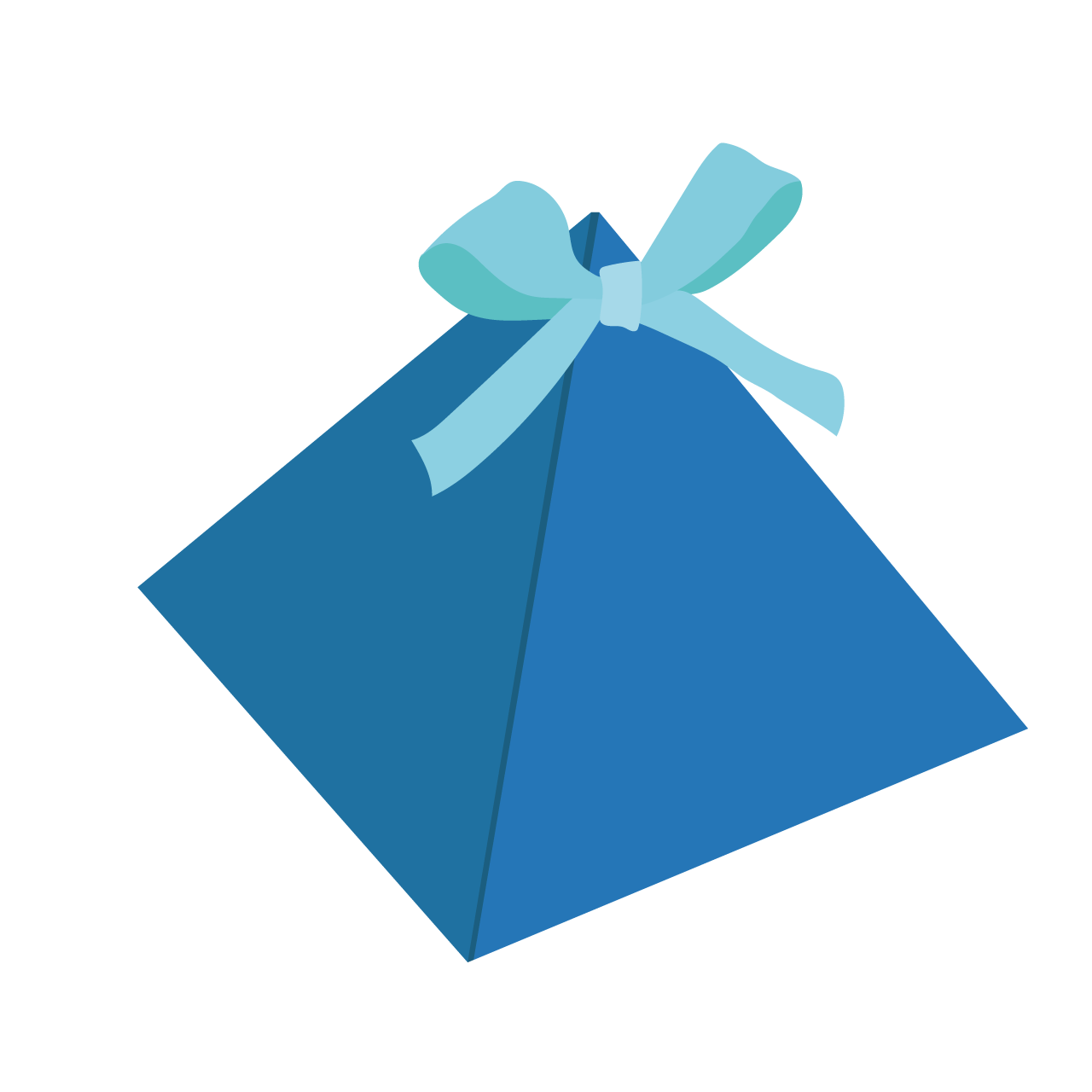 Molde caja pirámide baja