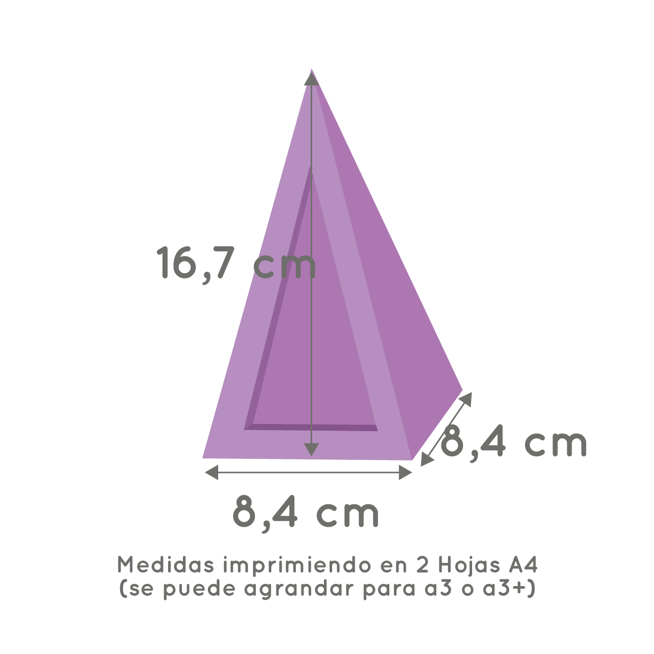 Molde Pirámide shaker - Imagen 3