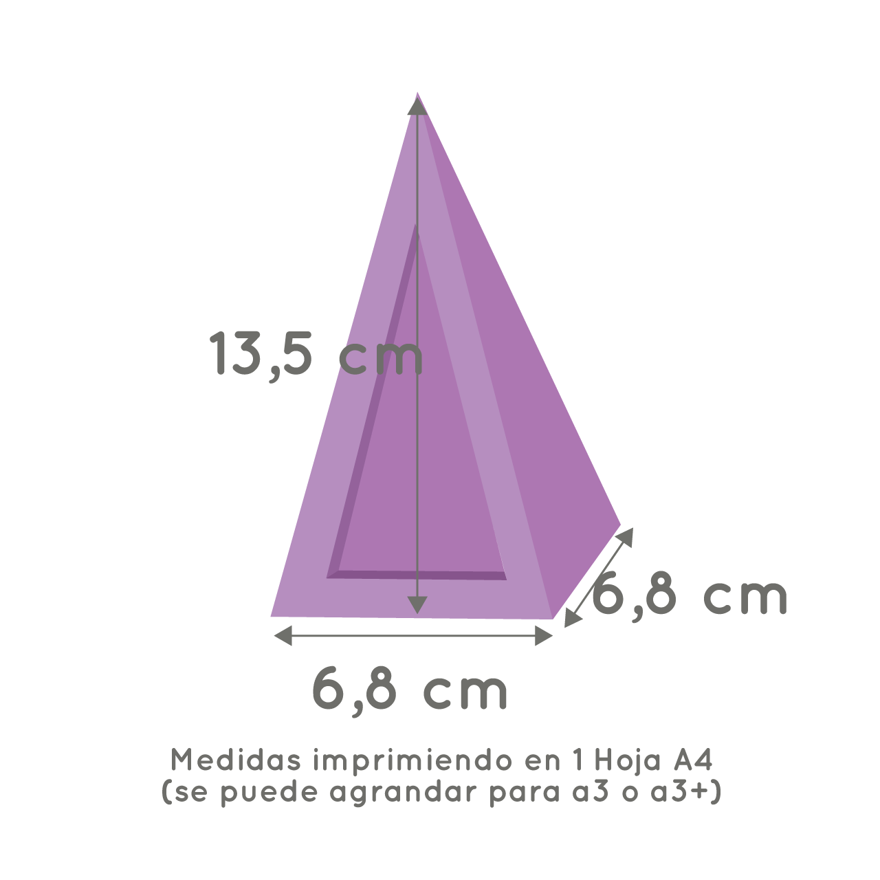 Molde Pirámide shaker - Imagen 2
