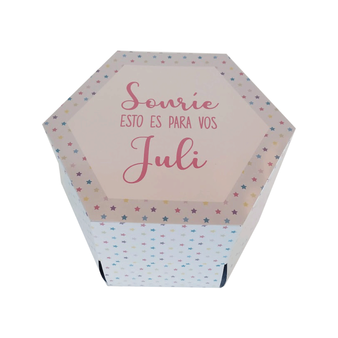 Molde caja hexagonal explosiva