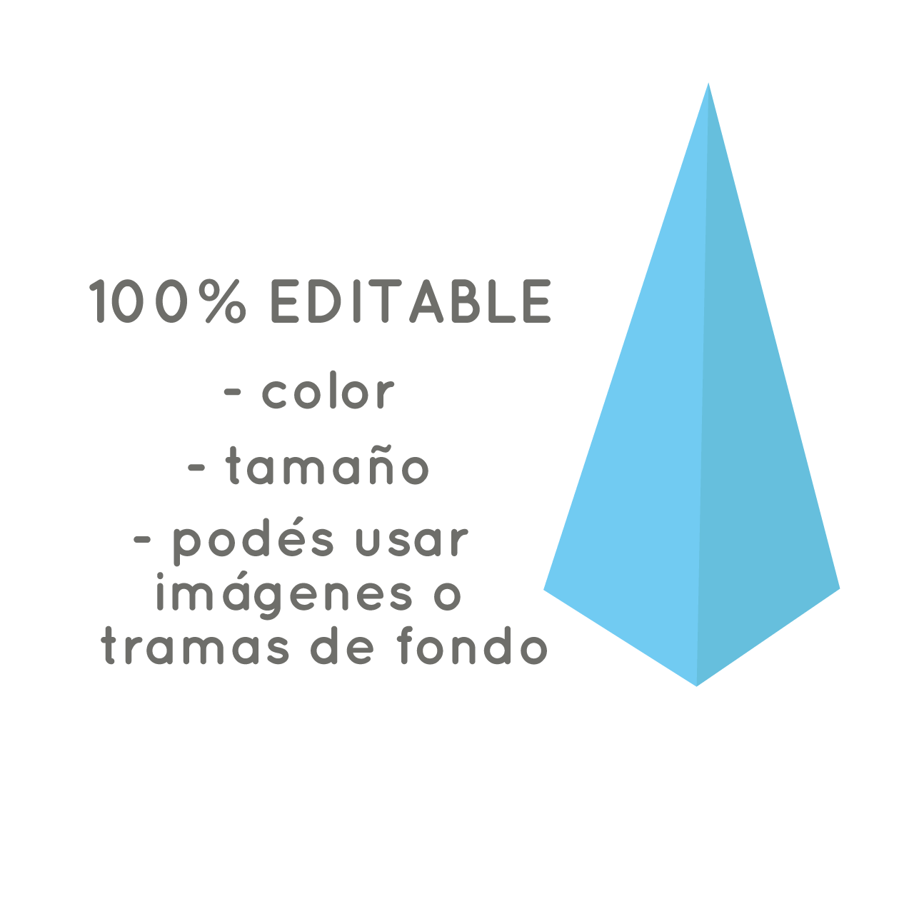 Molde caja pirámide de 3 lados - Imagen 4