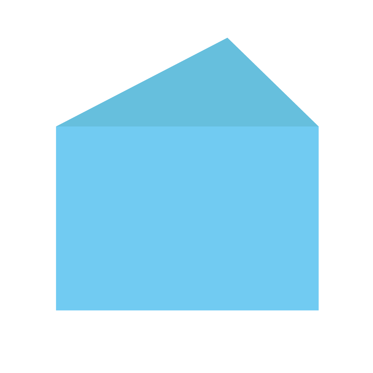 Molde caja triangular para torta de 6 porciones