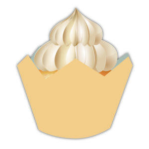 Molde de envoltorio para cupcake picos grandes