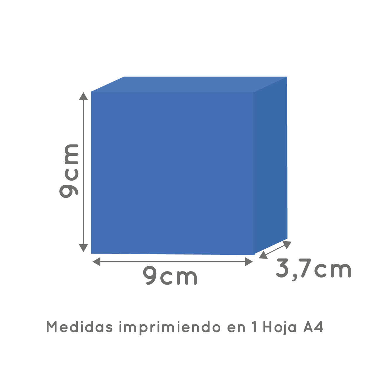 Molde caja cuadrada plana - Imagen 3