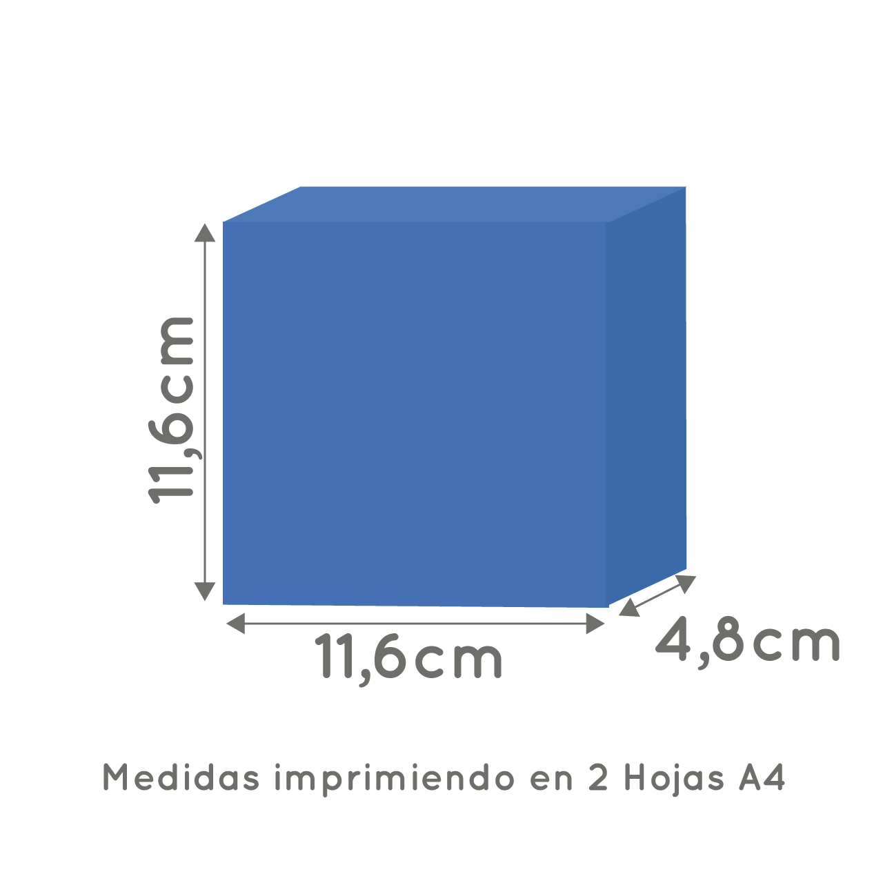 Molde caja cuadrada plana - Imagen 5