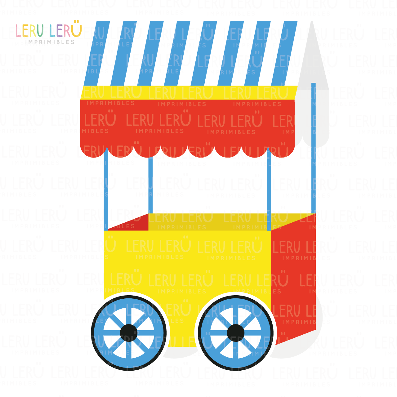 Molde de caja carrito