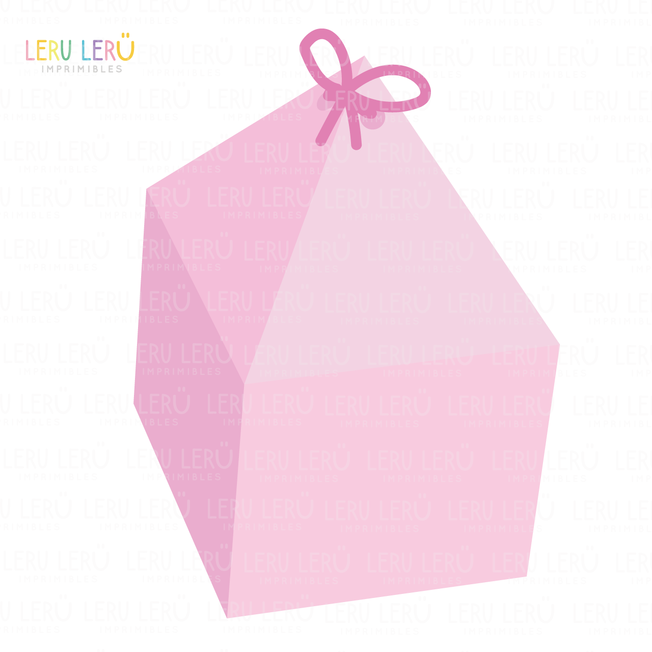 Molde de la caja casita carpita