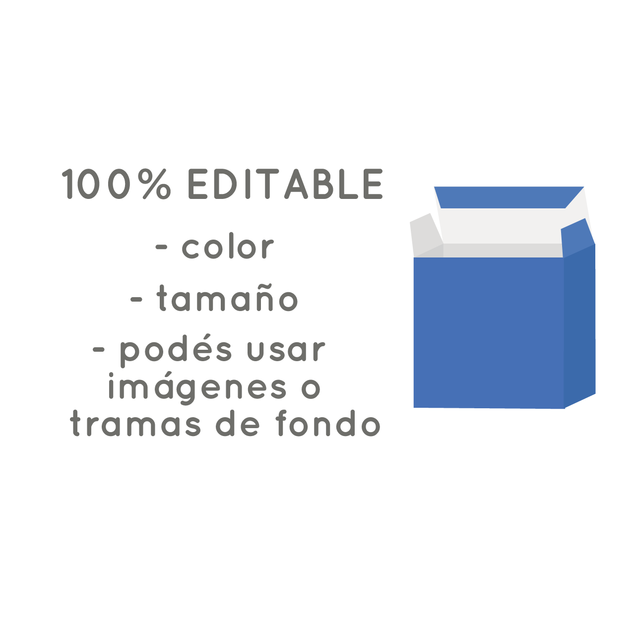 Molde caja cuadrada plana - Imagen 6