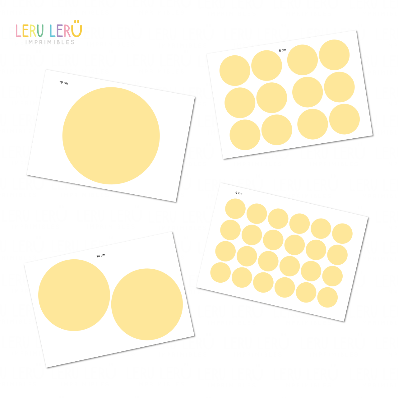 Molde de círculos multifunción