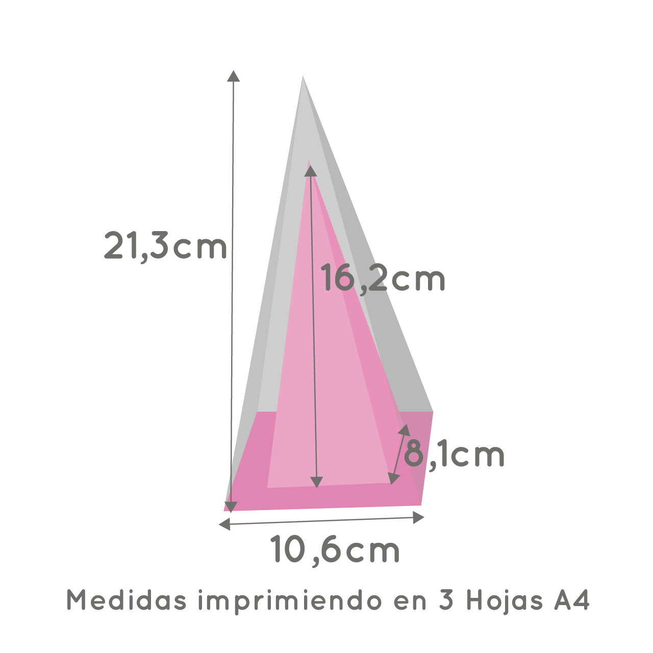 Molde caja piramide shaker °360 - Imagen 3