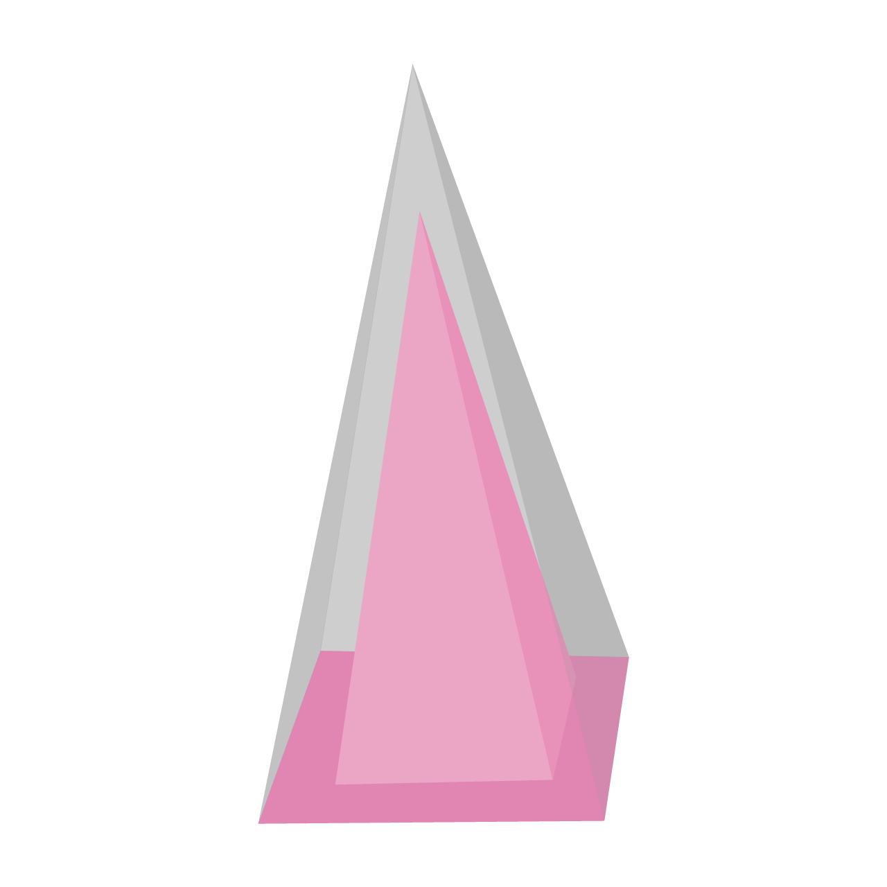 Molde caja piramide shaker °360