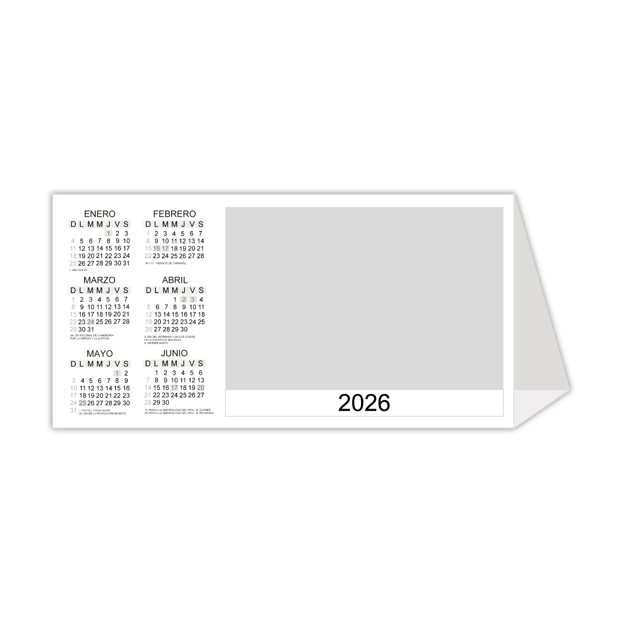 Calendario Almanaque Carpita