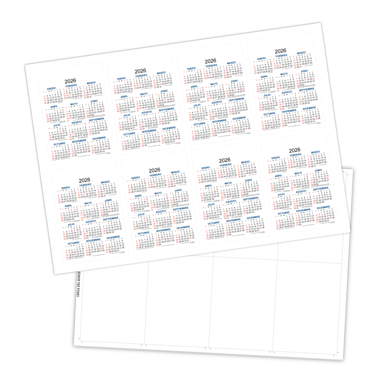 Calendario Almanaque de bolsillo - Imagen 2