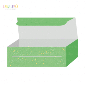 Molde de caja de tarjetas personales