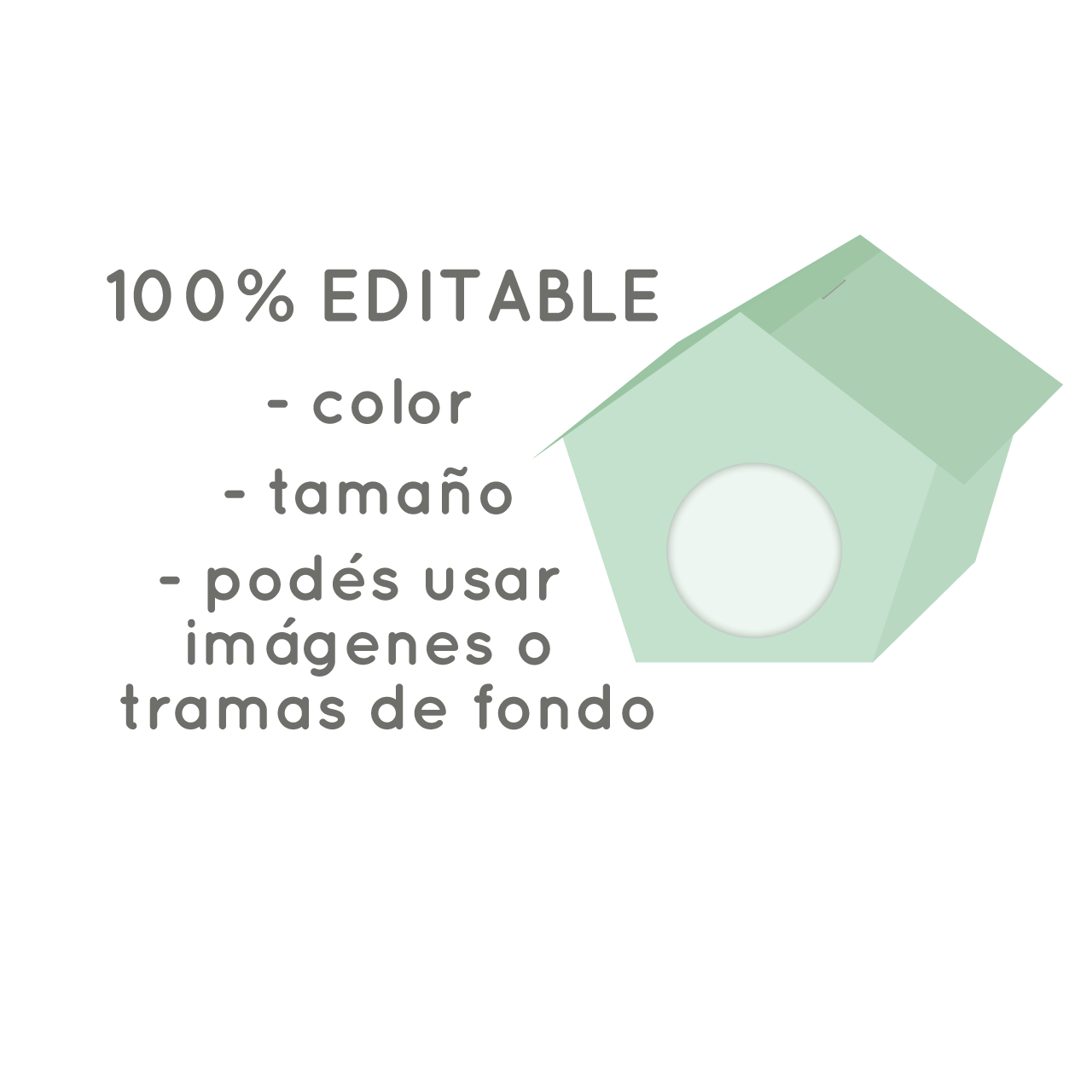 Molde caja casita pajaritos - Imagen 4