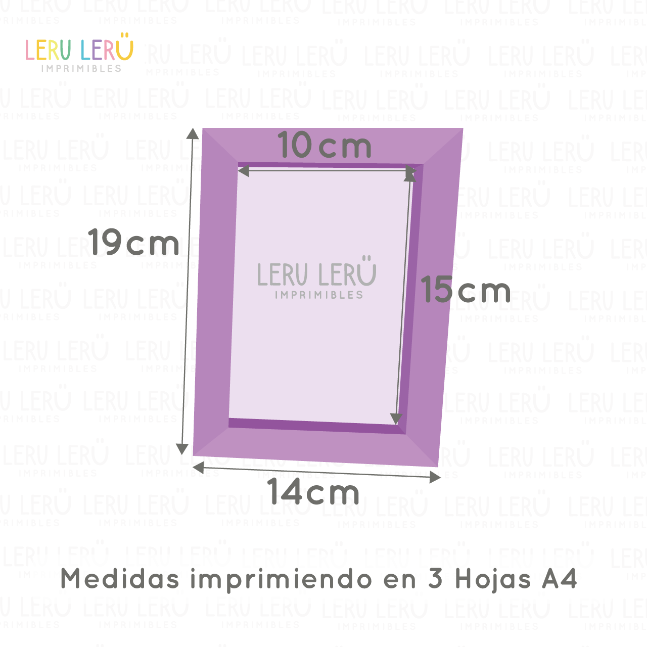 Medidas portarretrato 10x15