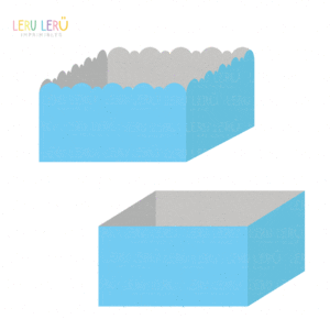 Molde de bandejas cuadradas chicas