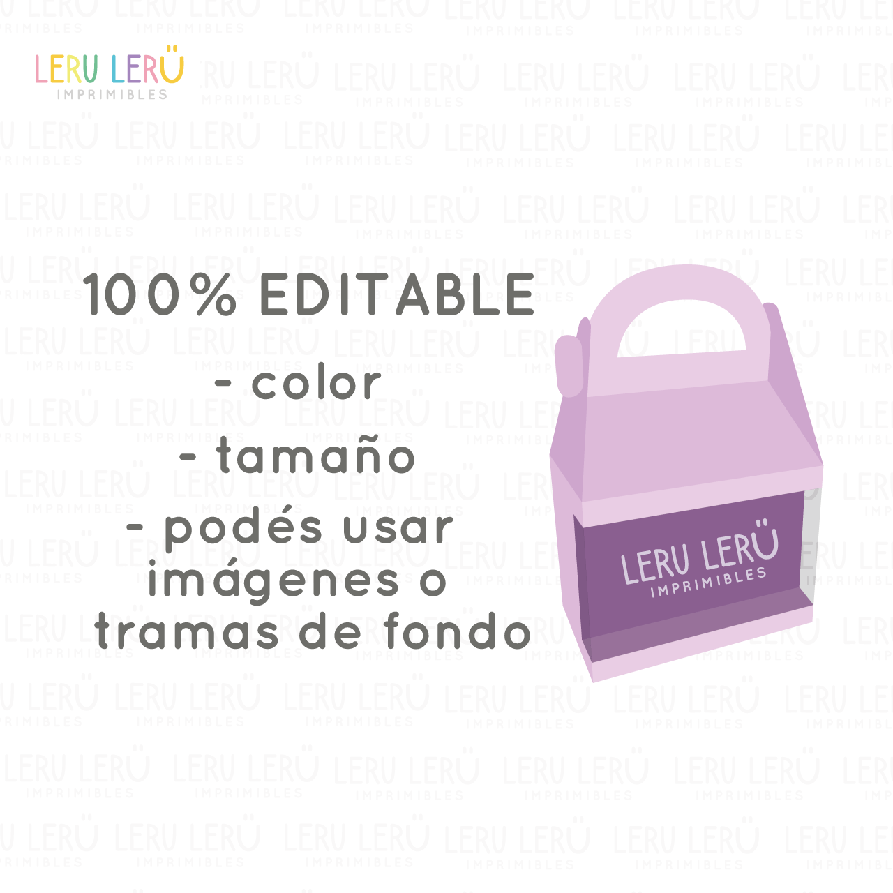 Plantilla de caja lonchera con shaker escenario y manija redonda