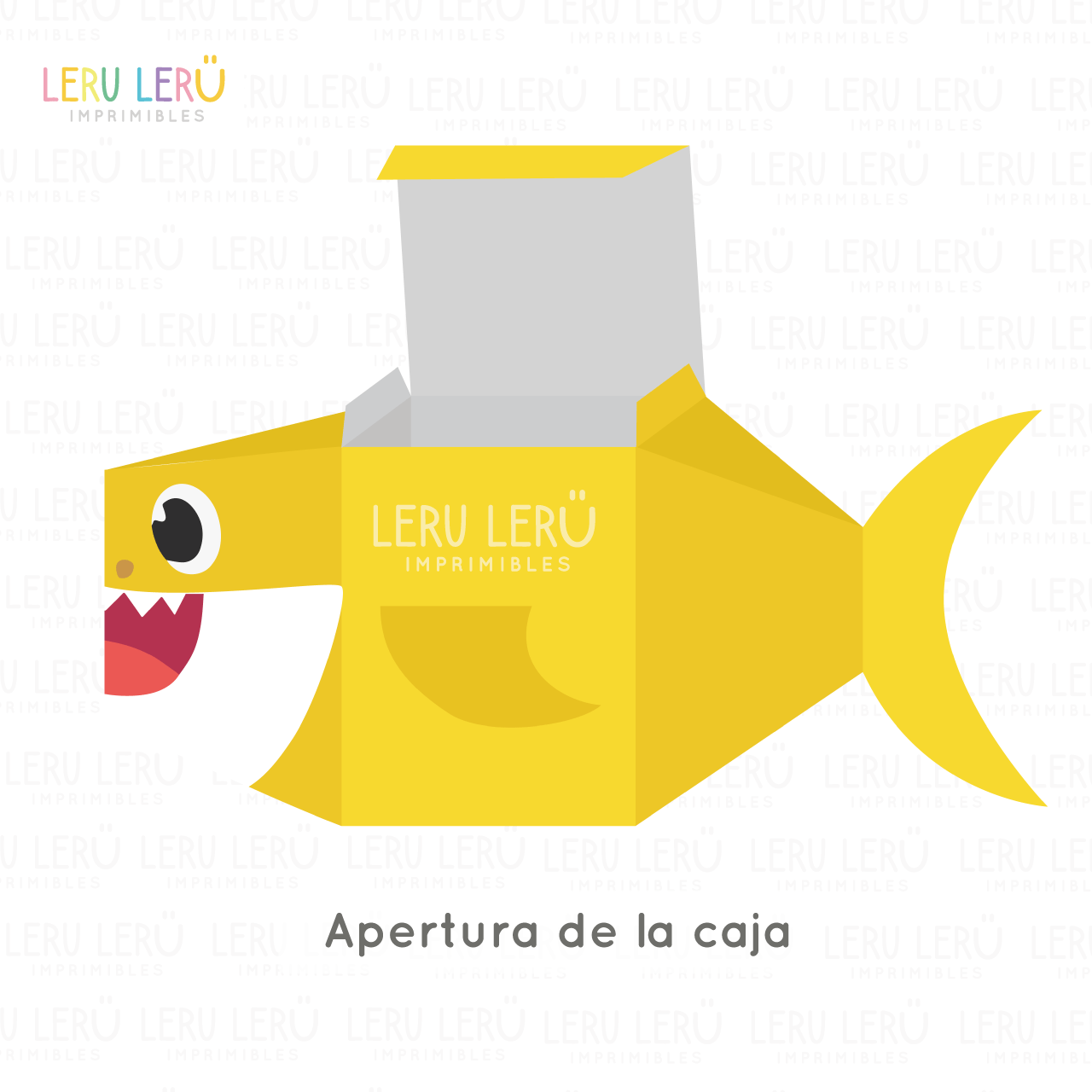 Apertura de la caja bebé tiburón