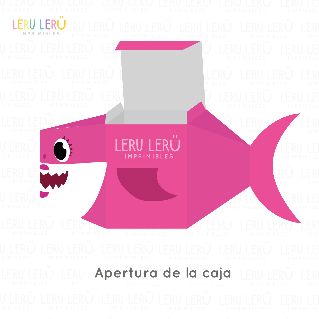 Apertura de la caja mamá tiburón