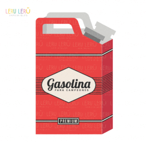 Molde de bolsita con forma de bidón de gasolina