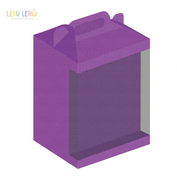 Molde de caja lonchera con shaker escenario