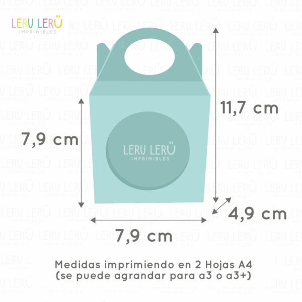 Molde caja lonchera con visor circular shaker - Imagen 2