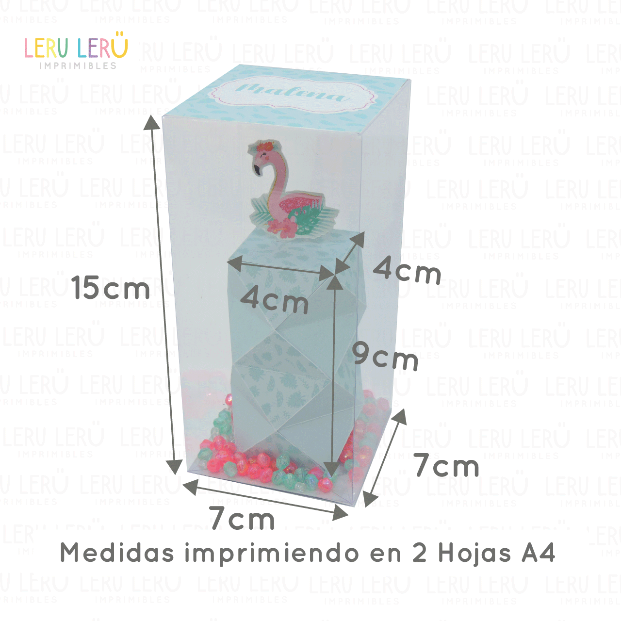 Molde caja poligonal con shaker 360 - Imagen 2