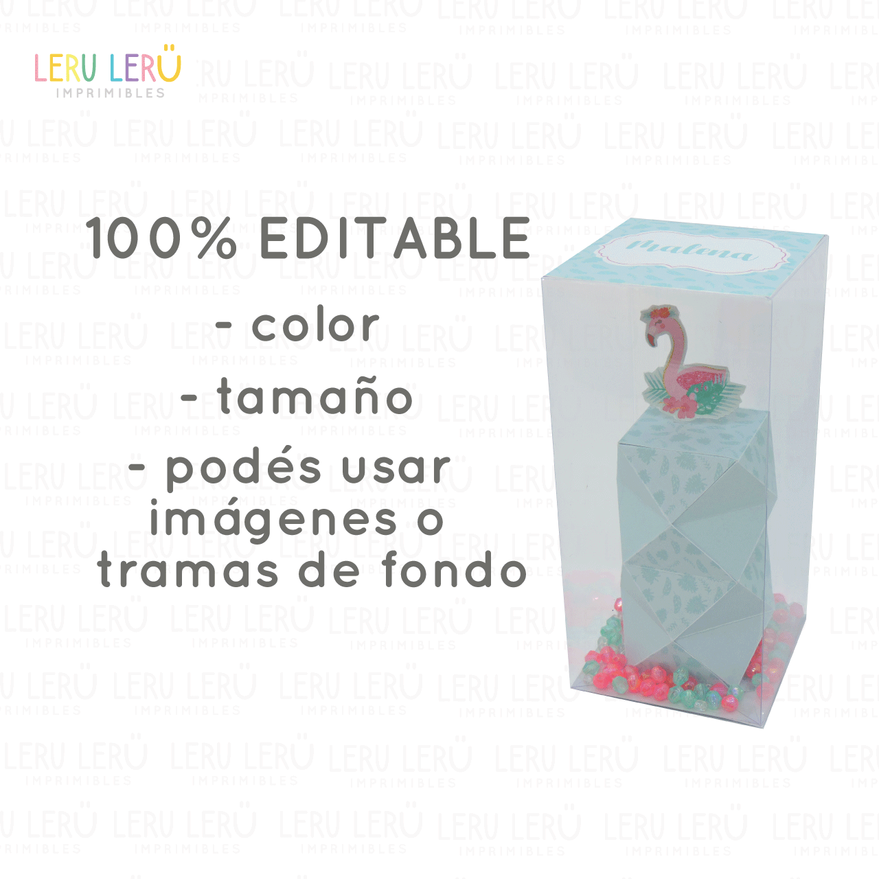 Molde caja poligonal con shaker 360 - Imagen 3