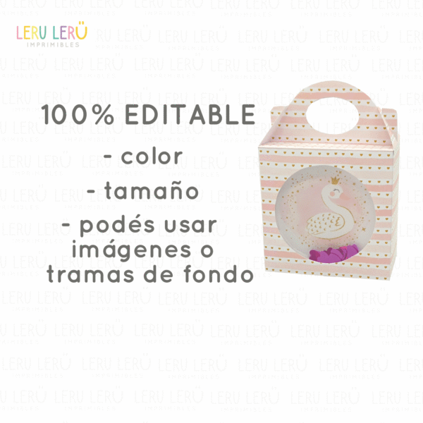 Molde caja lonchera con visor circular shaker - Imagen 4