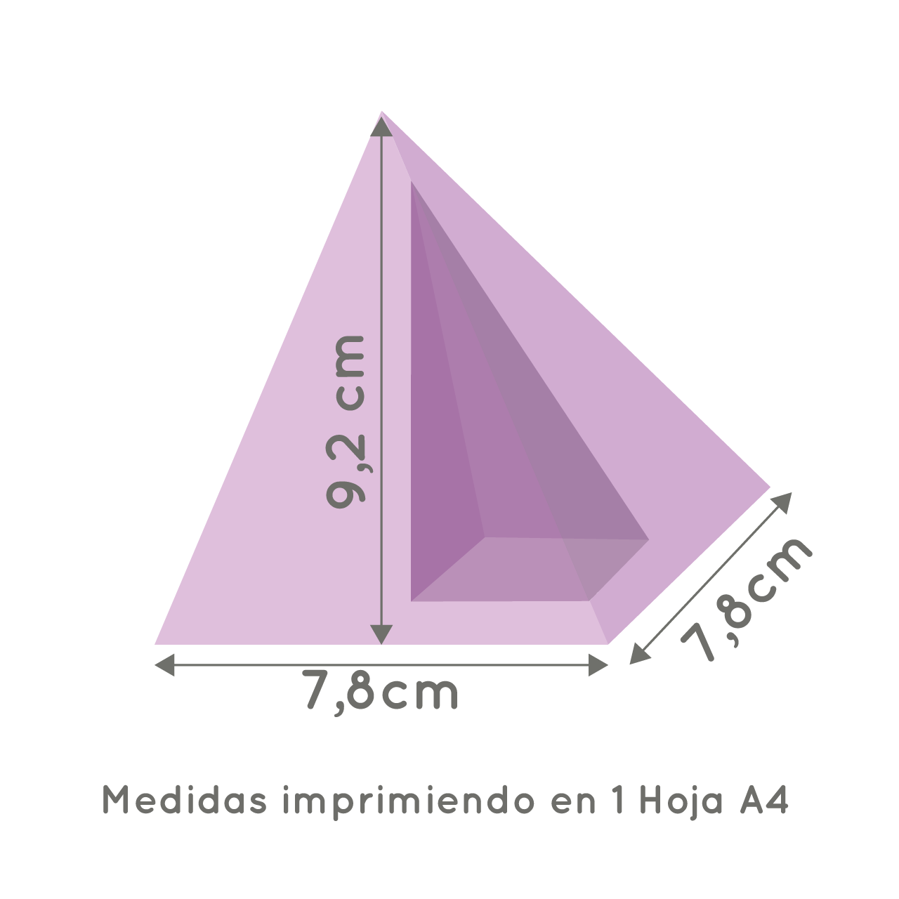 Molde Pirámide shaker esquina - Imagen 2