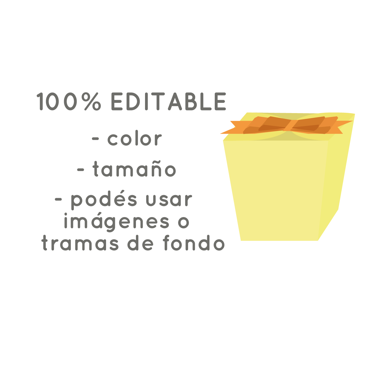 Molde caja cónica con moño - Imagen 4