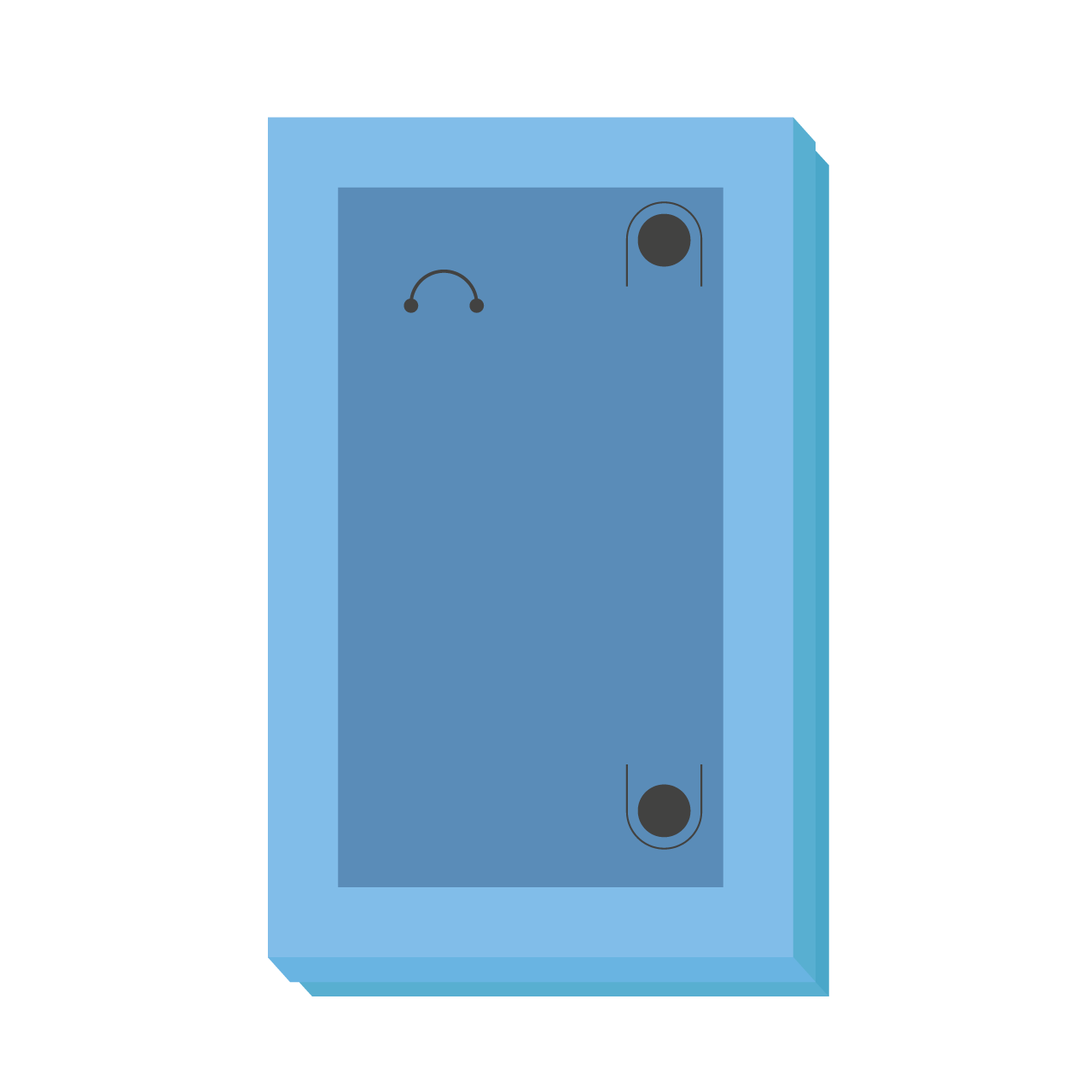 Molde Caja para llavero y lapicera