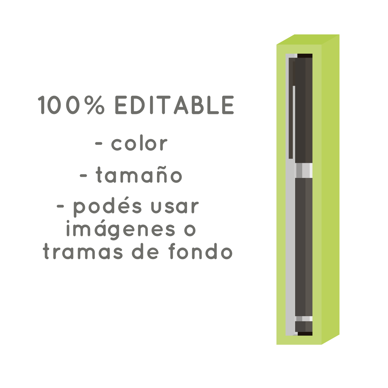 Molde Caja para lapicera apertura superior - Imagen 3