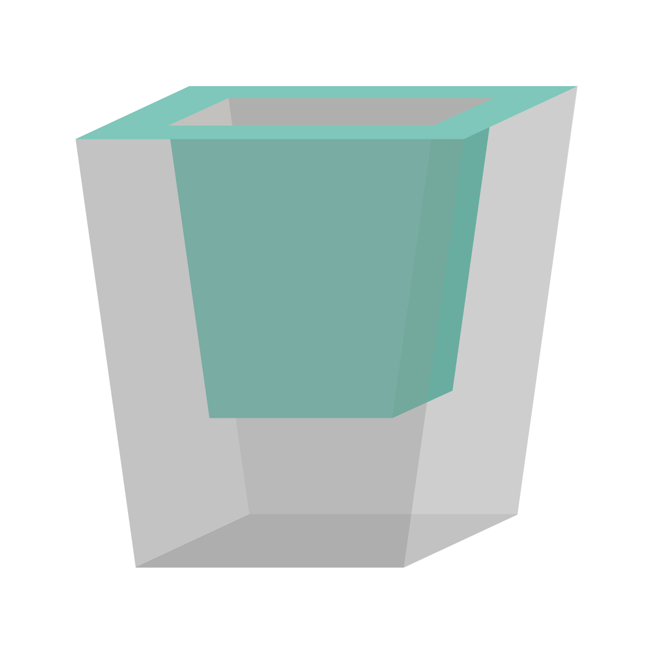 Molde pochoclera centro de mesa shaker