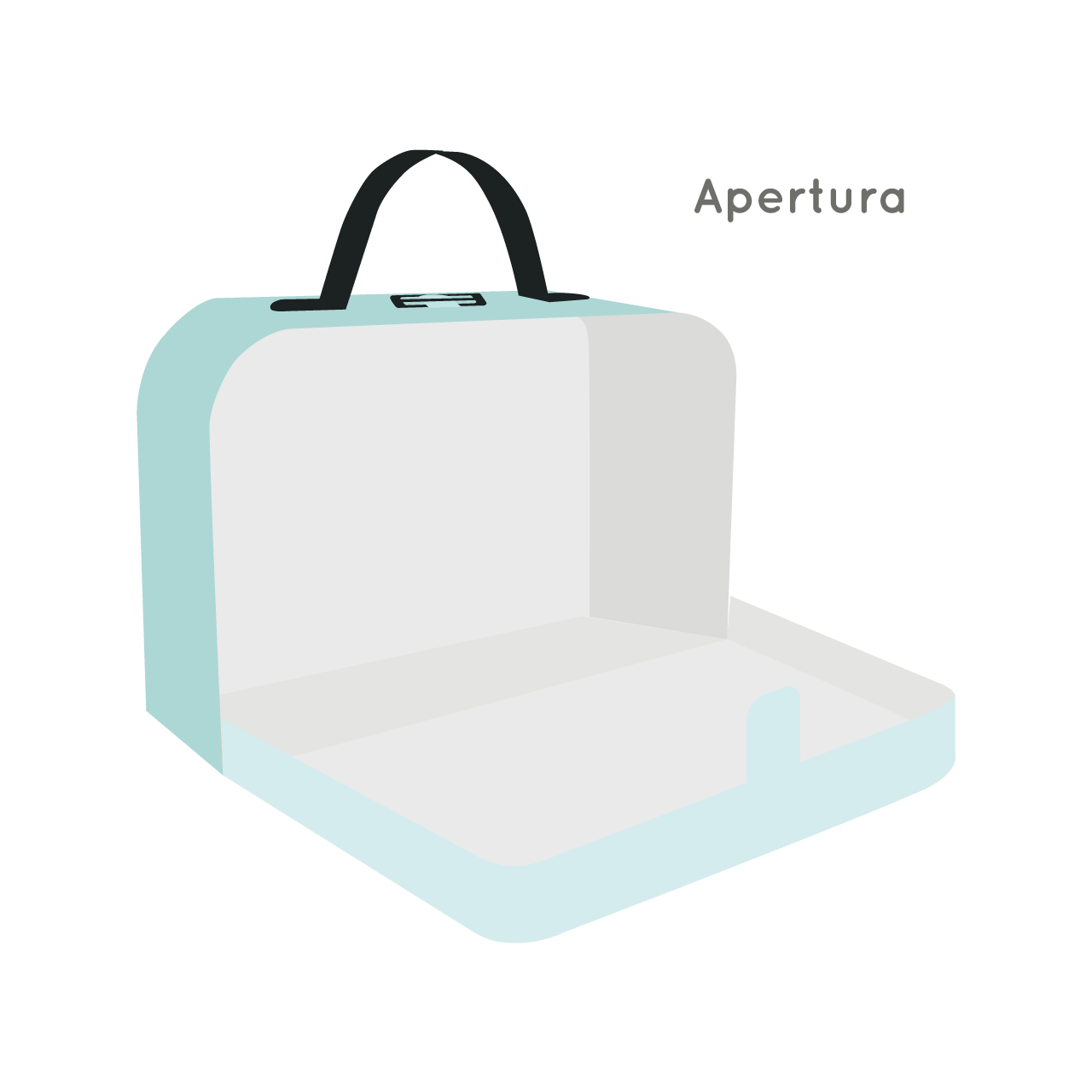 Molde caja valija maletin puntas redondeadas - Imagen 2