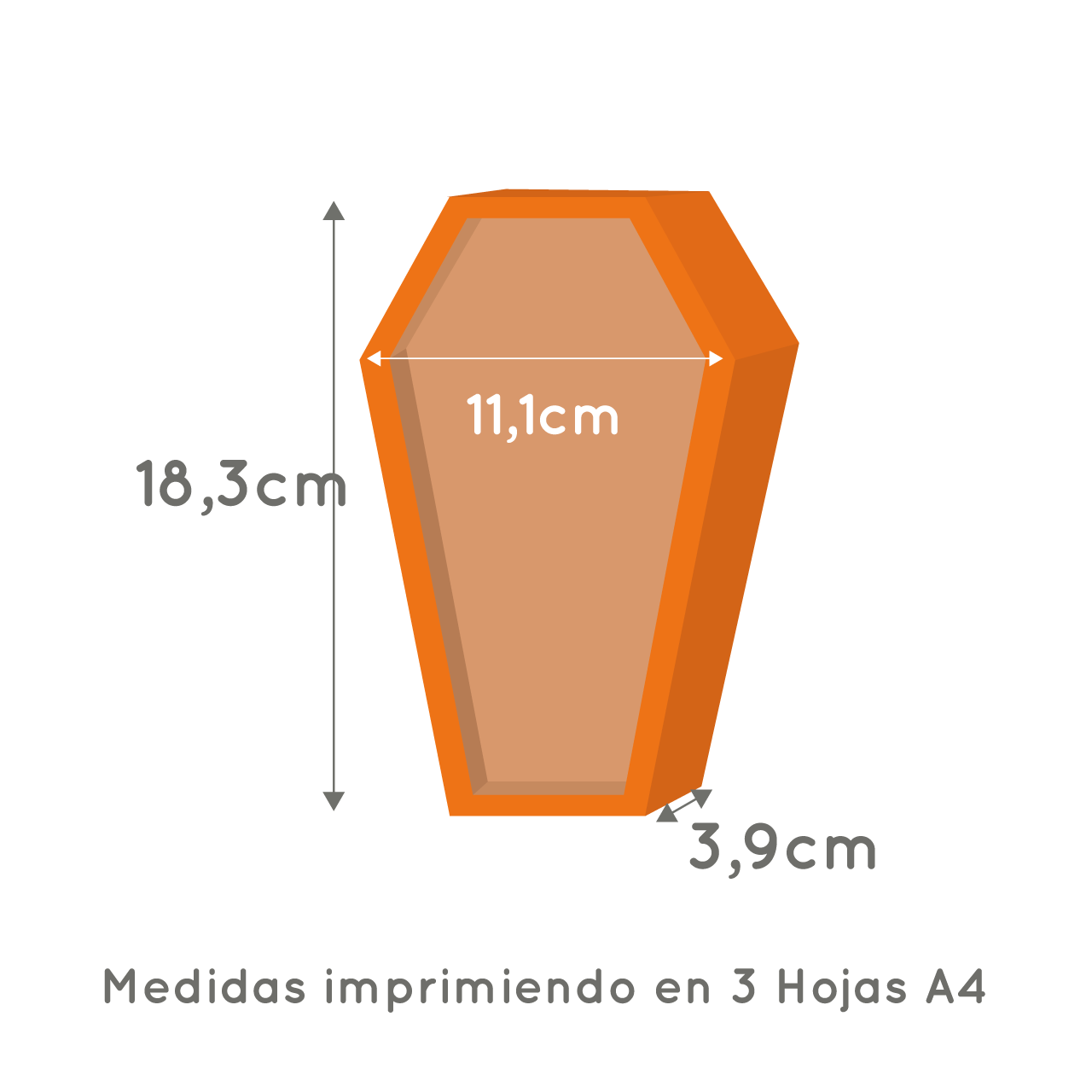 Molde caja ataud shaker - Imagen 3