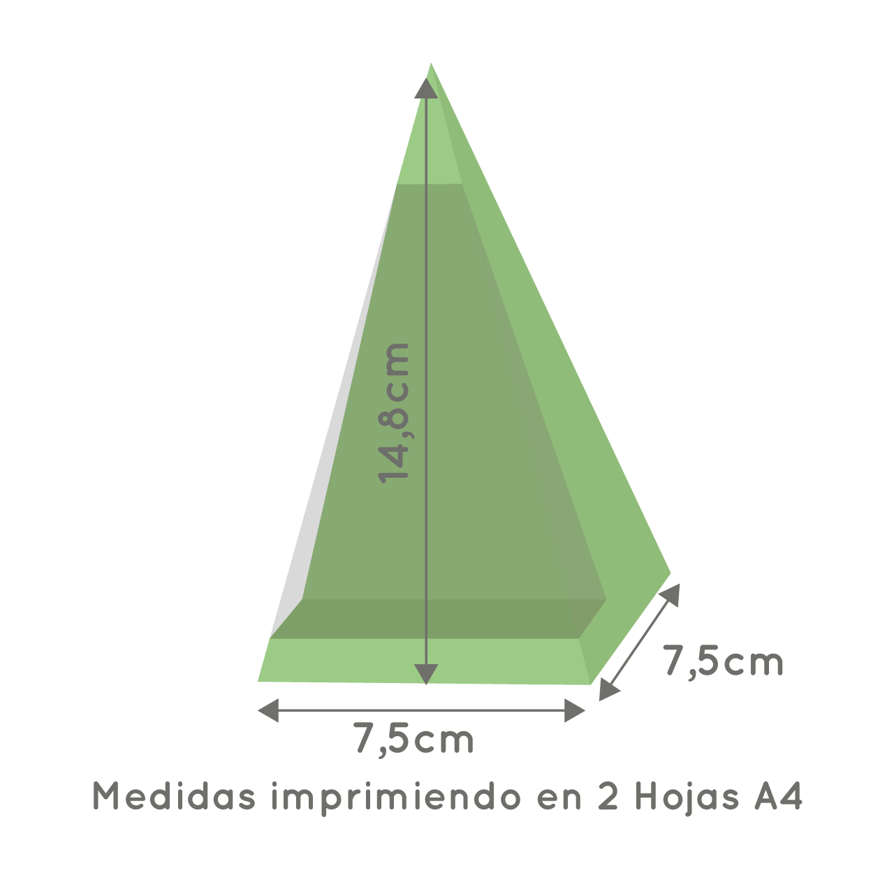 Molde Pirámide shaker escenario - Imagen 2