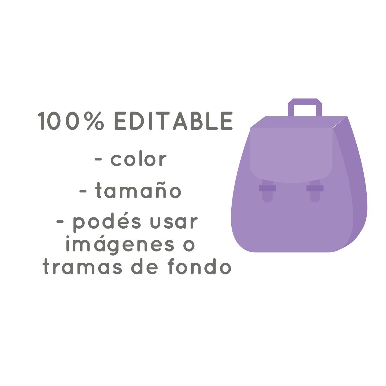 Molde caja mochila redondeada - Imagen 4
