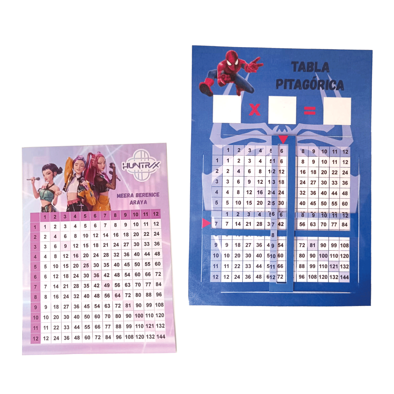 Kit tablas de suma resta multiplicación y reglas - Imagen 10