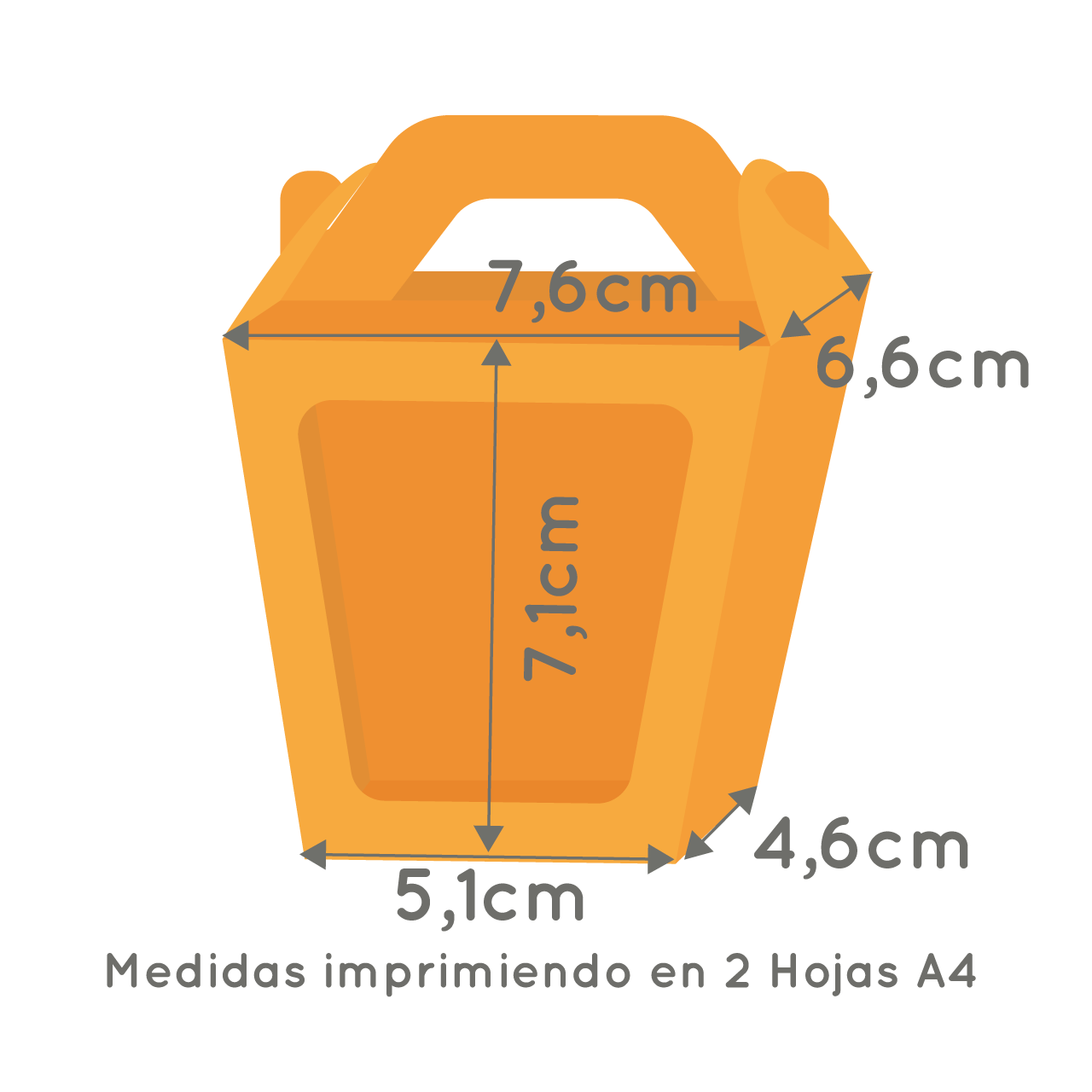Molde caja sushi shaker - Imagen 2