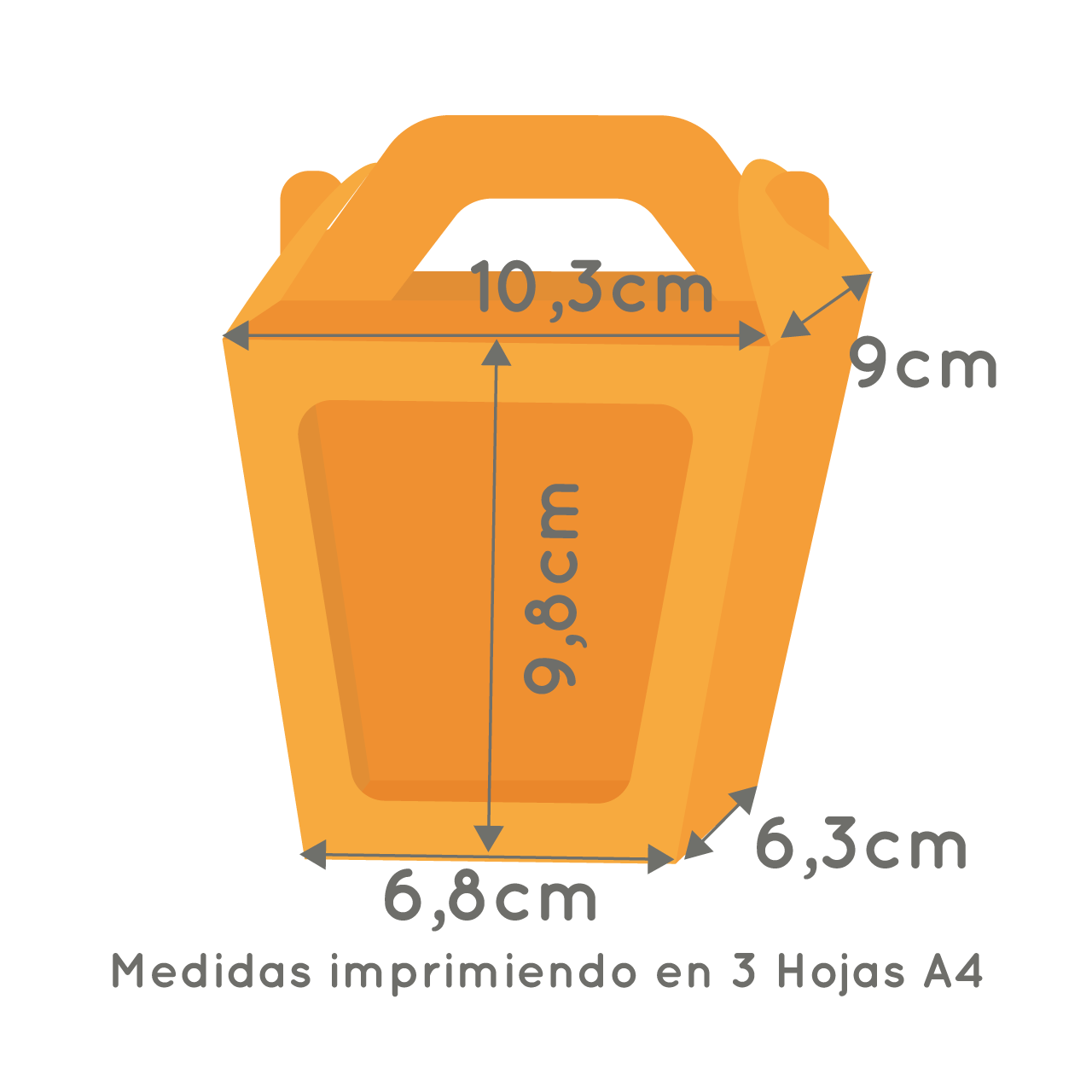 Molde caja sushi shaker - Imagen 3