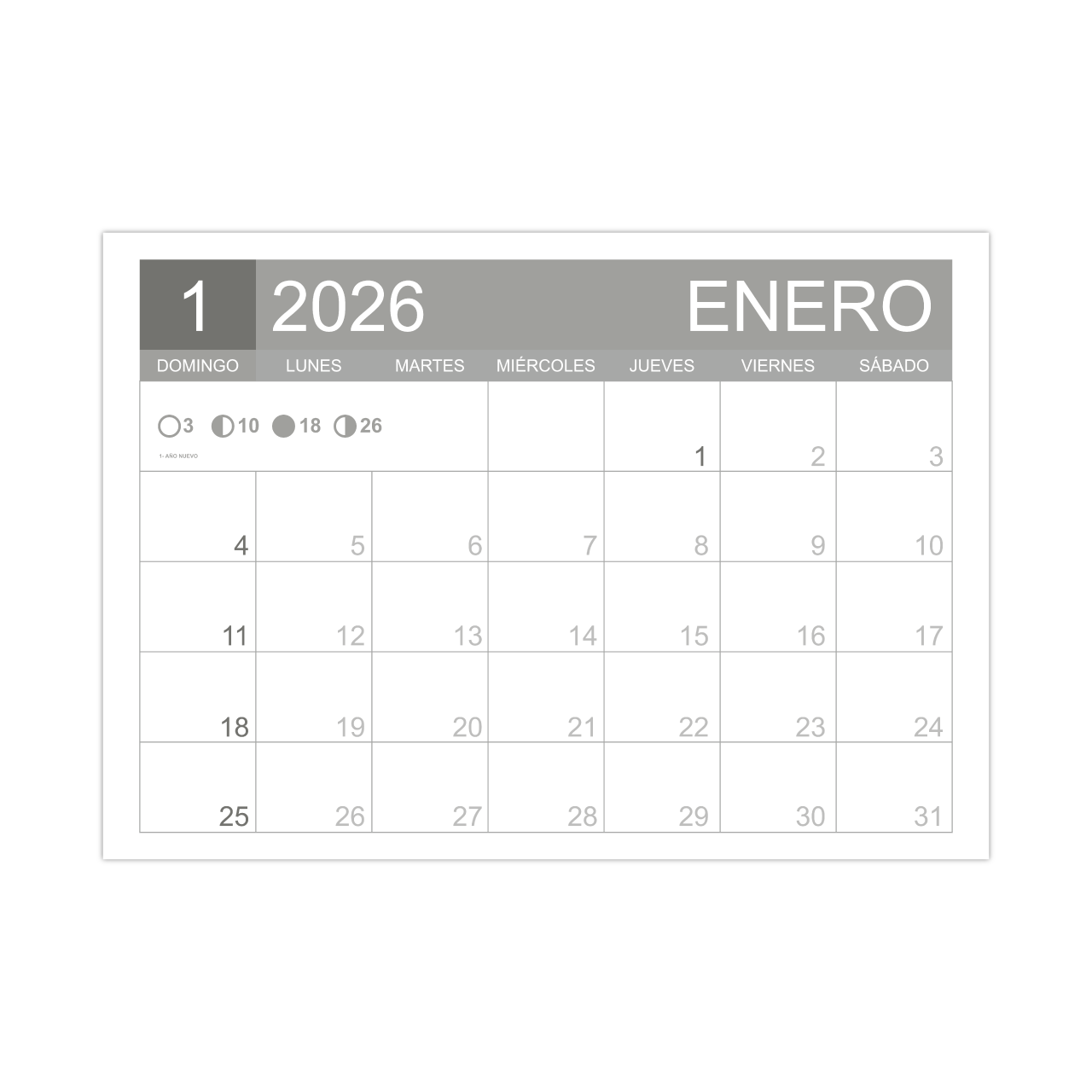Pack todos los modelos de Calendarios Almanaques - Imagen 21